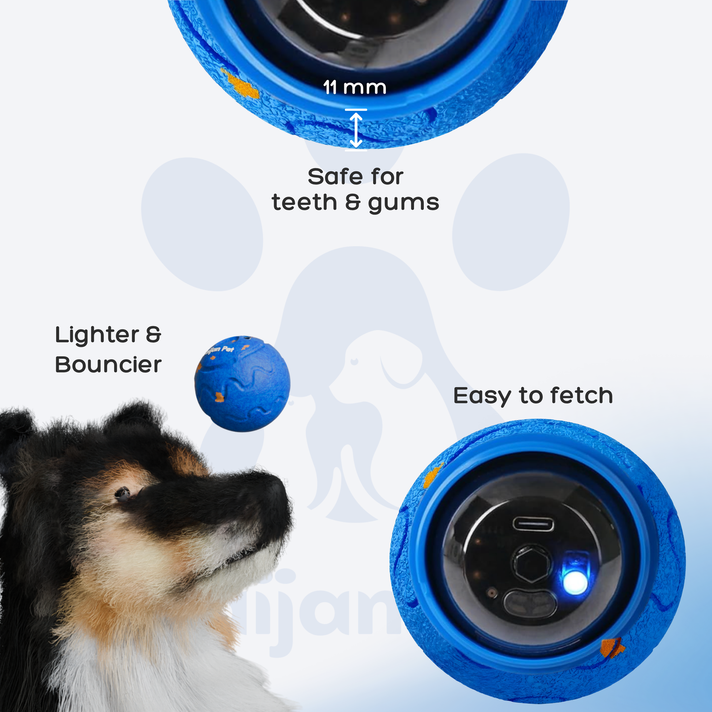 Taijan Pet - Interactive Smart Moving Dog Toy